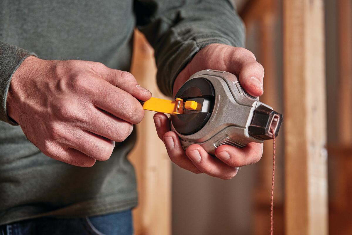 Značkovací šnúra 6:1 s červenou křídou Dewalt DWHT47408-0