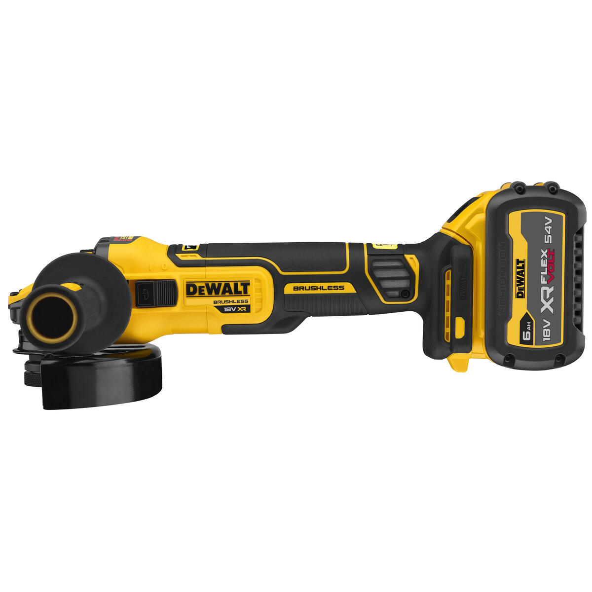 Bezuhlíková úhlová bruska Dewalt DCG409 NT