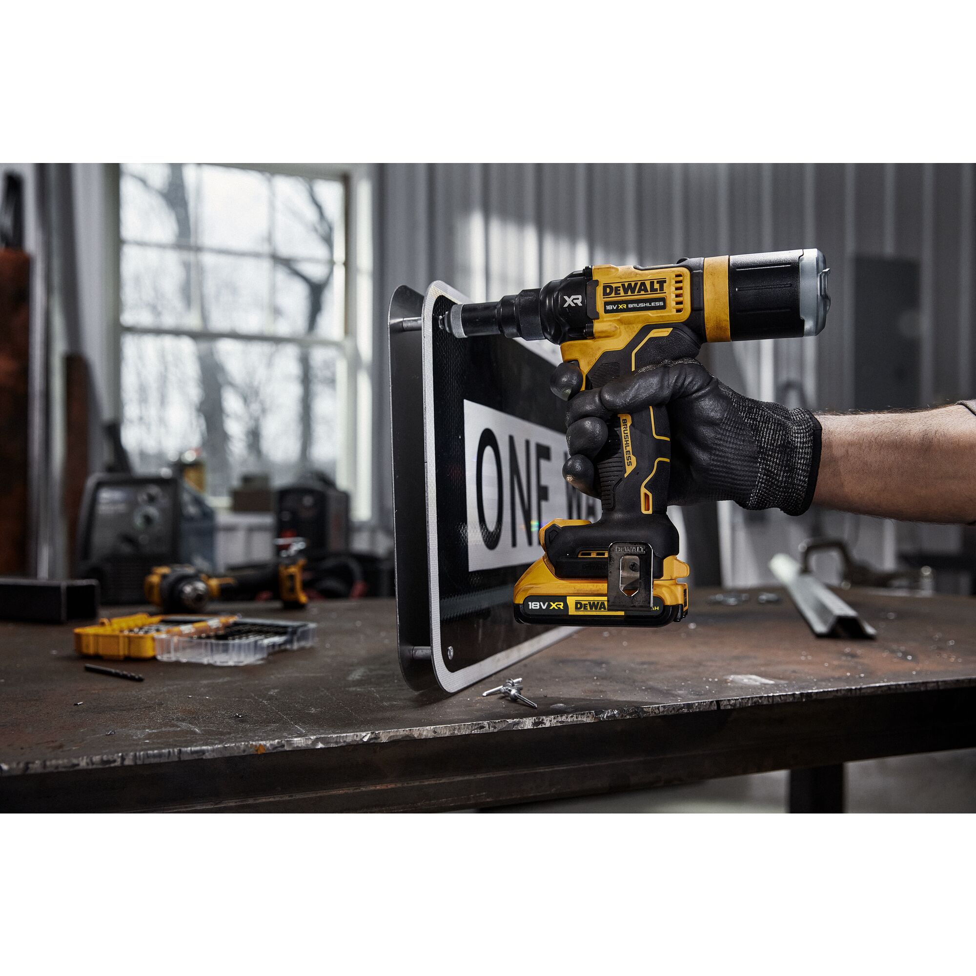 Set náhradních špiček DCFA4032 pro nýtovací kleště Dewalt DCF403 