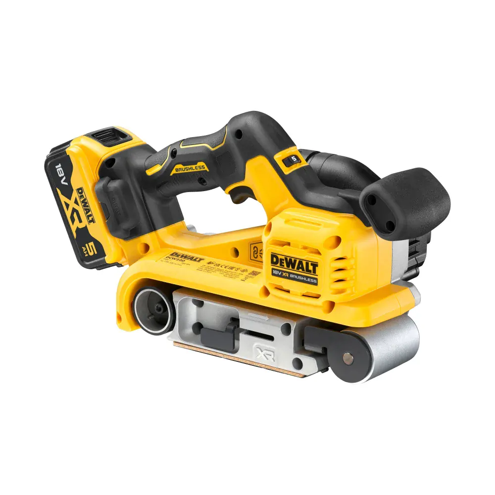 Elektronická aku pásová bruska 75x533 mm Dewalt DCW220 NT