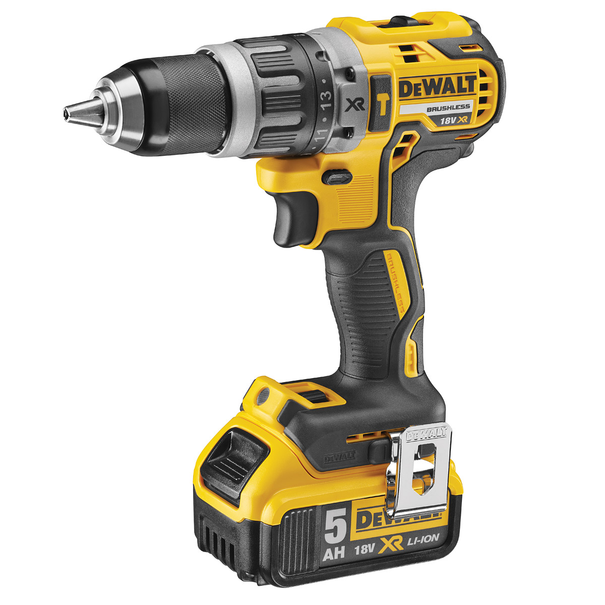 Bezuhlíková aku příklepová vrtačka DeWalt  DCD796 P2