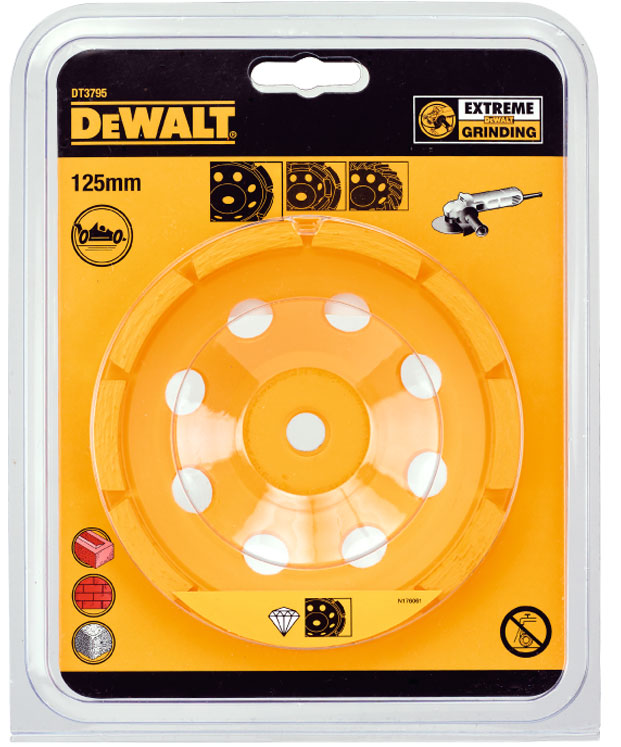 Diamantový talířový kotouč pro broušení betonu DT3795