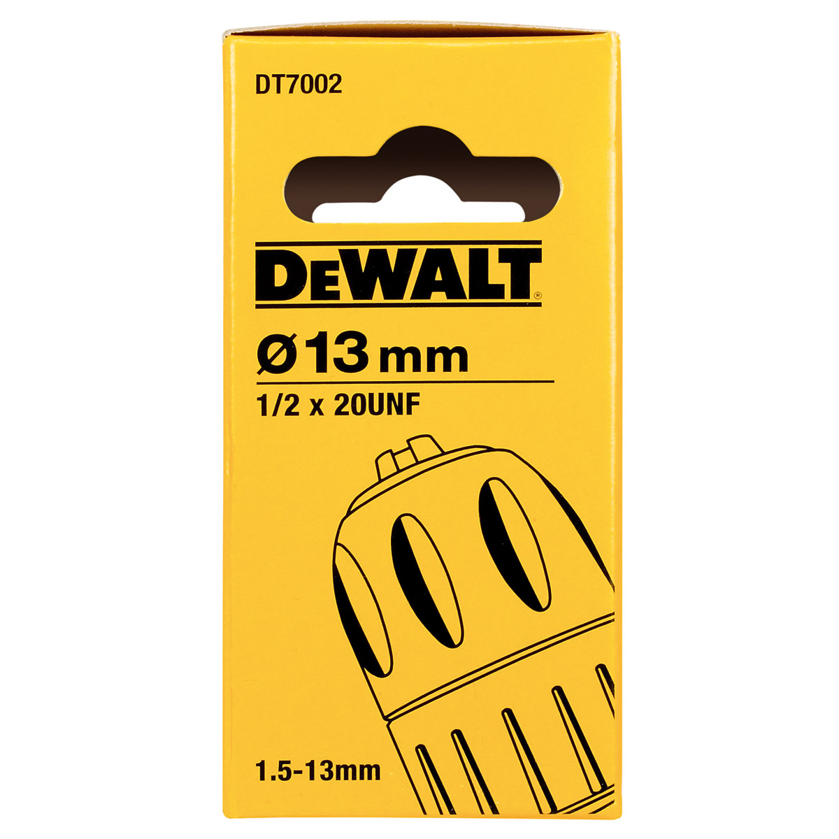 DEWALT rychloupínací sklíčidlo 13 mm - 1/2" x 20 UNF DT7002
