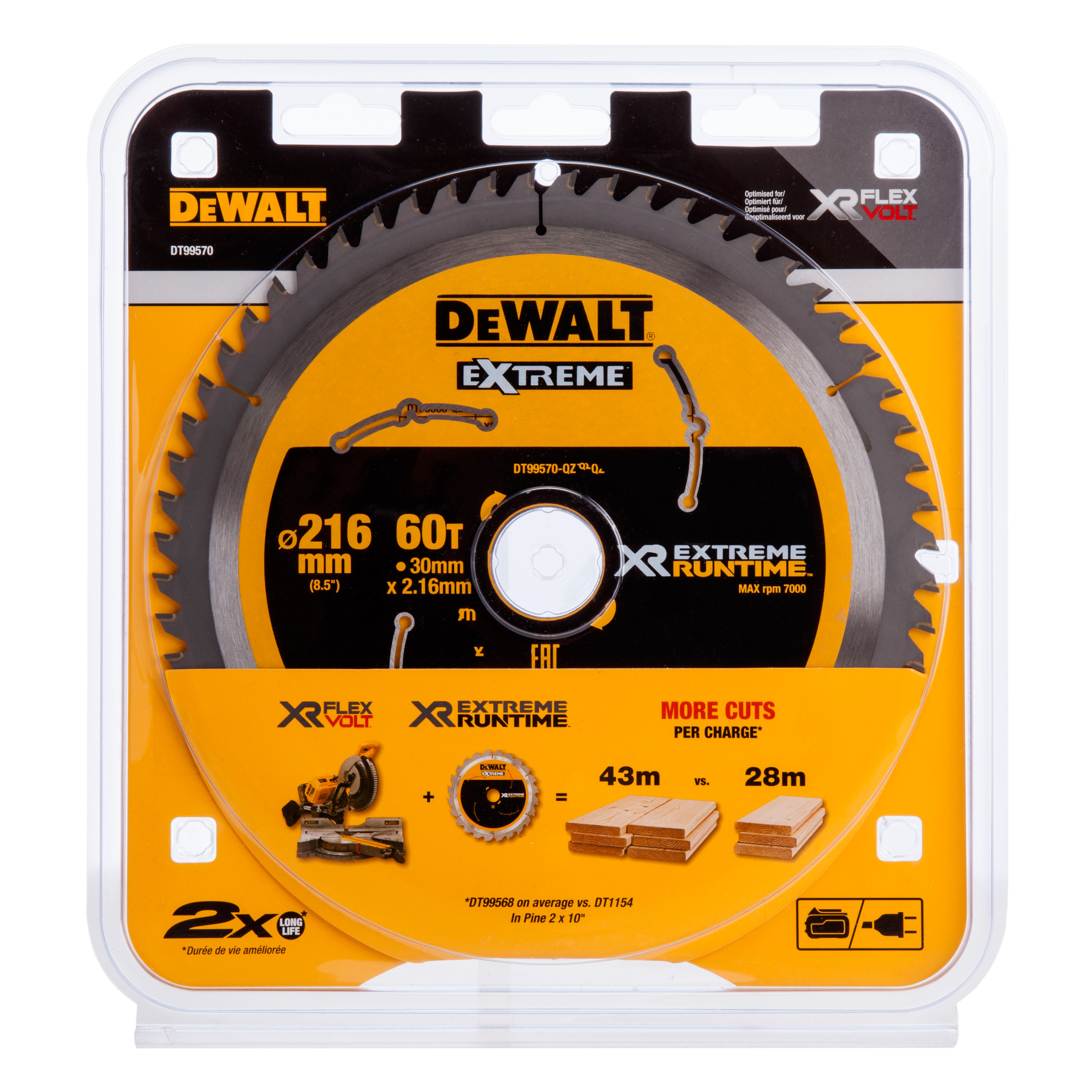 Pilový kotouč Dewalt XR FLEXVOLT DT99570