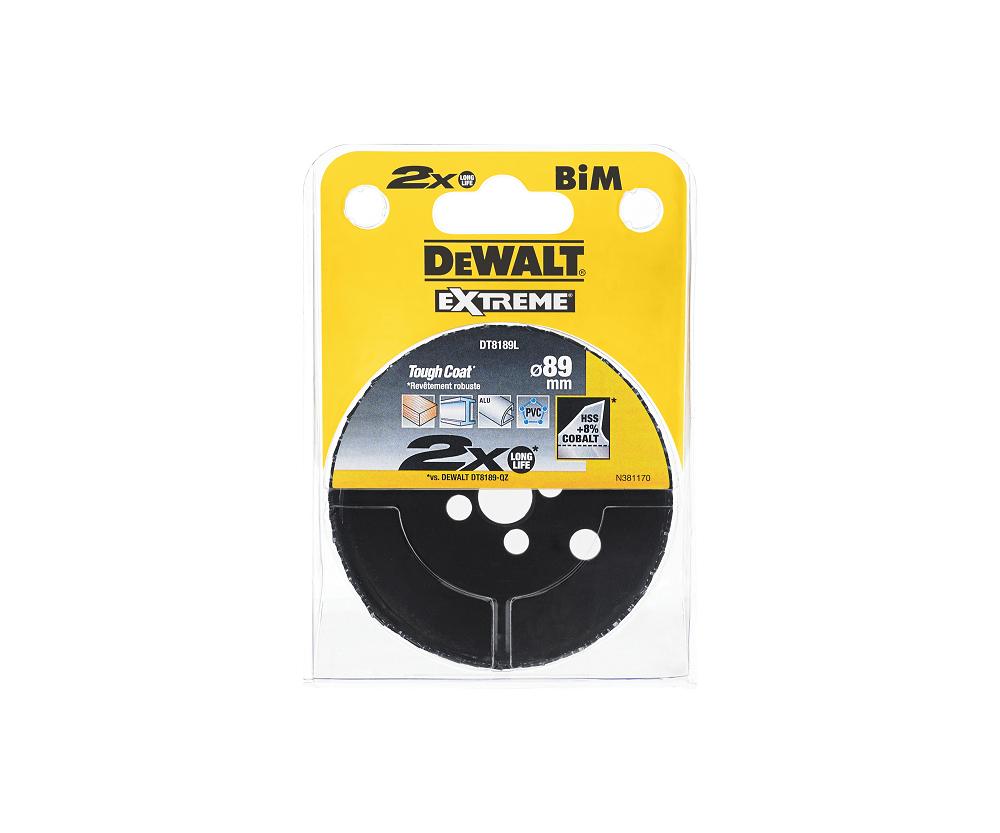 Bimetalový korunkový vrták EXTREME DT8189 L