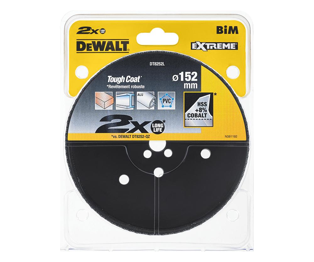 Bimetalový korunkový vrták DT8252 L