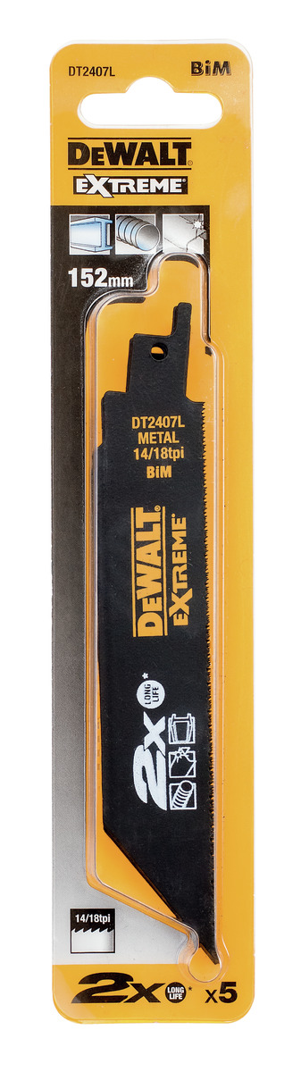 Sada pilových plátků na řezání kovu Dewalt DT2407 L