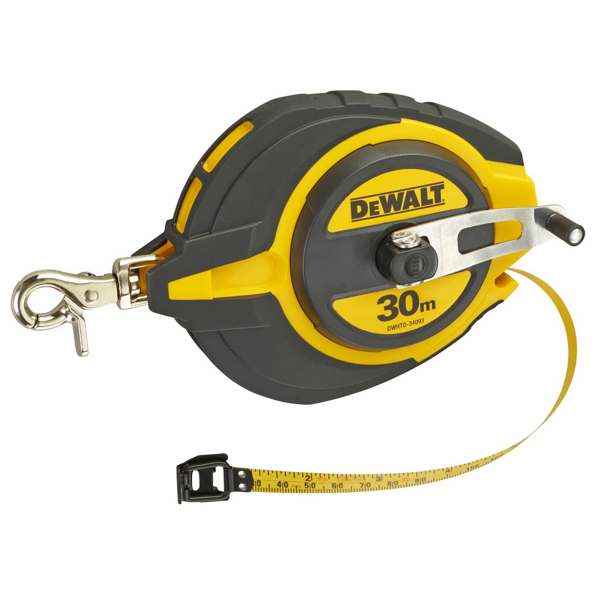 Ocelové měřící pásmo 30m Dewalt  DWHT0-34093