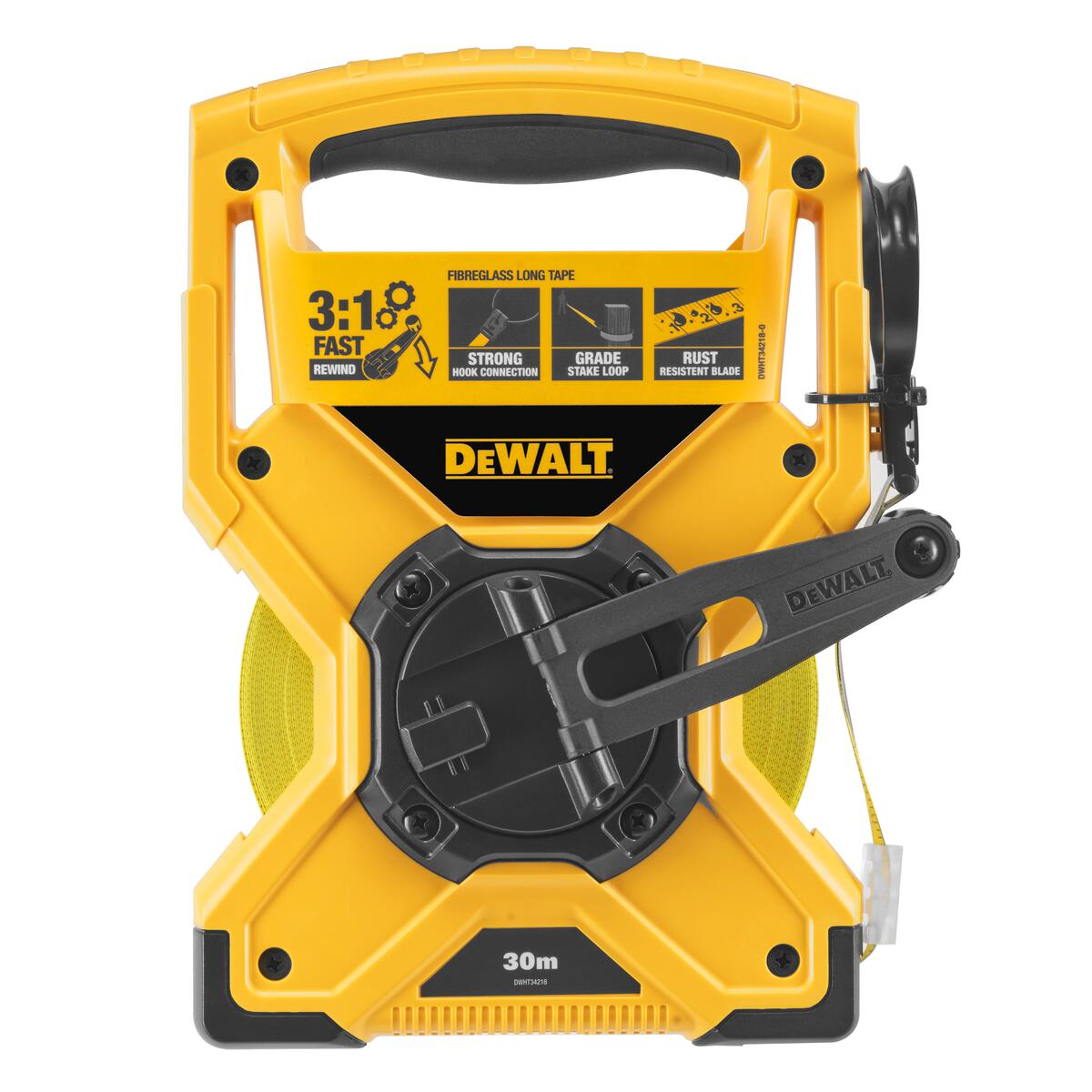 Svinovací měřící pásmo ze skelných vláken 30m Dewalt  DWHT34218-0