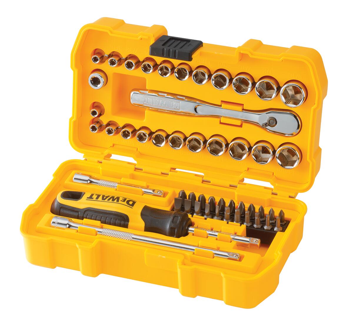 50 dílna NANO sada hlavic a příslušenství s ráčnou 1/4" Dewalt DWMT81610-0