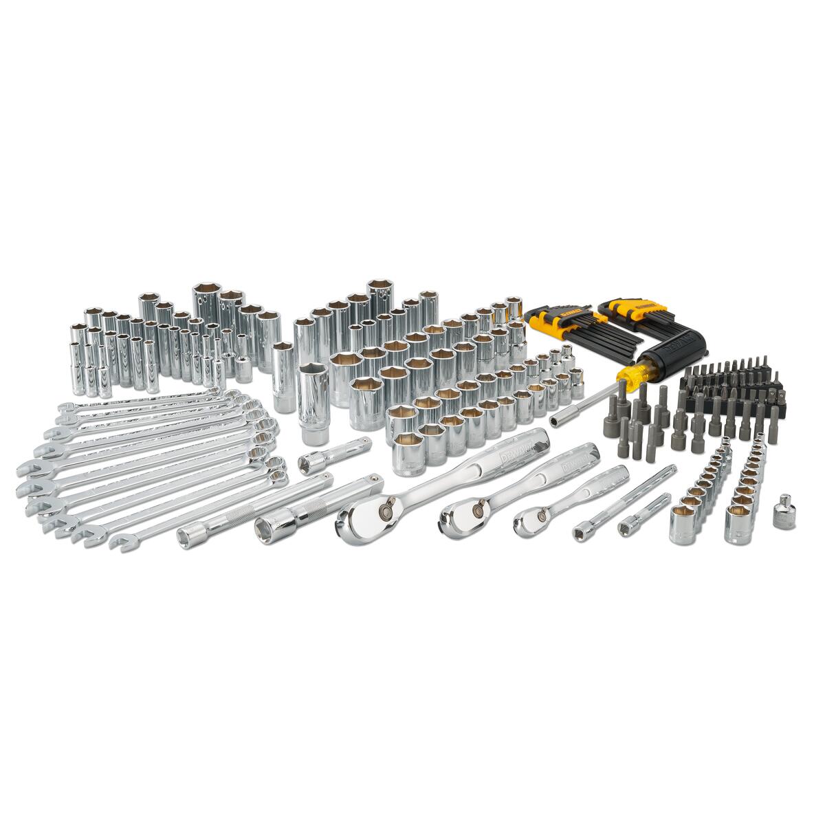 205 dílna sada hlavic a příslušenství  1/4",a 3/8" a 1/2" Dewalt DWMT81534-1