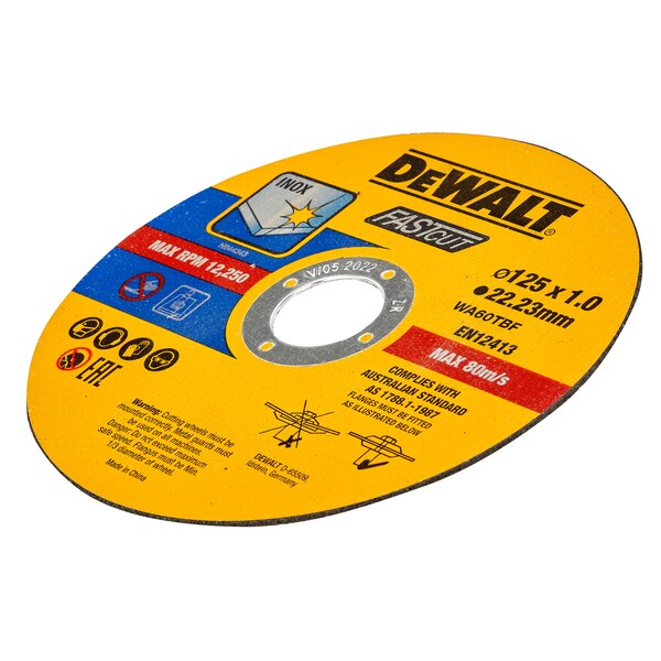 Řezný kotouč na kov a nerez DT43972 - 125 x 1 mm