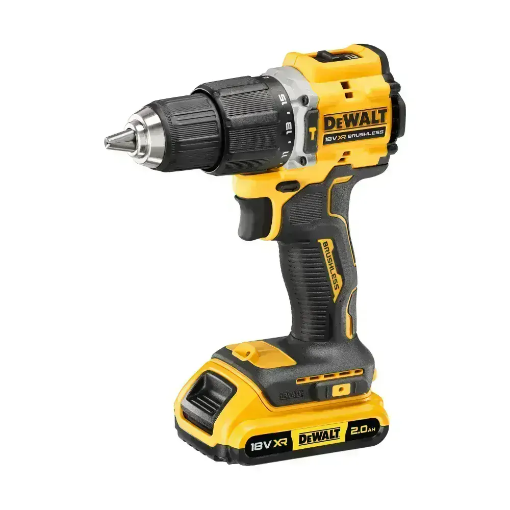 Bezuhlíková aku příklepová vrtačka DeWalt DCD100Y D2T