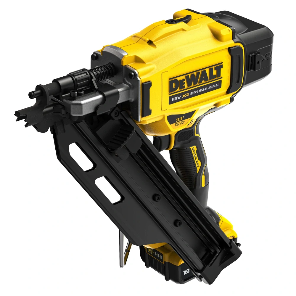Bezuhlíková nastřelovací pistole 33° DeWalt  DCN930 N