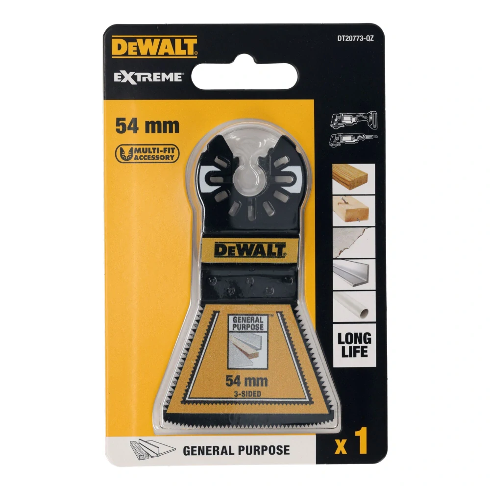 54mm 3stranný bimetalový pilový list  DeWalt DT20773
