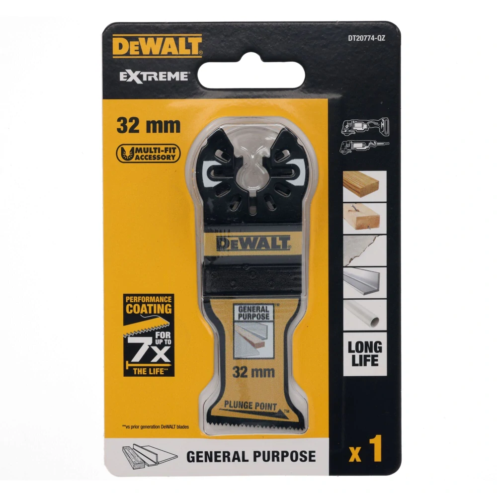 5 ks - 32mm bimetalový pilový list DeWalt DT20776