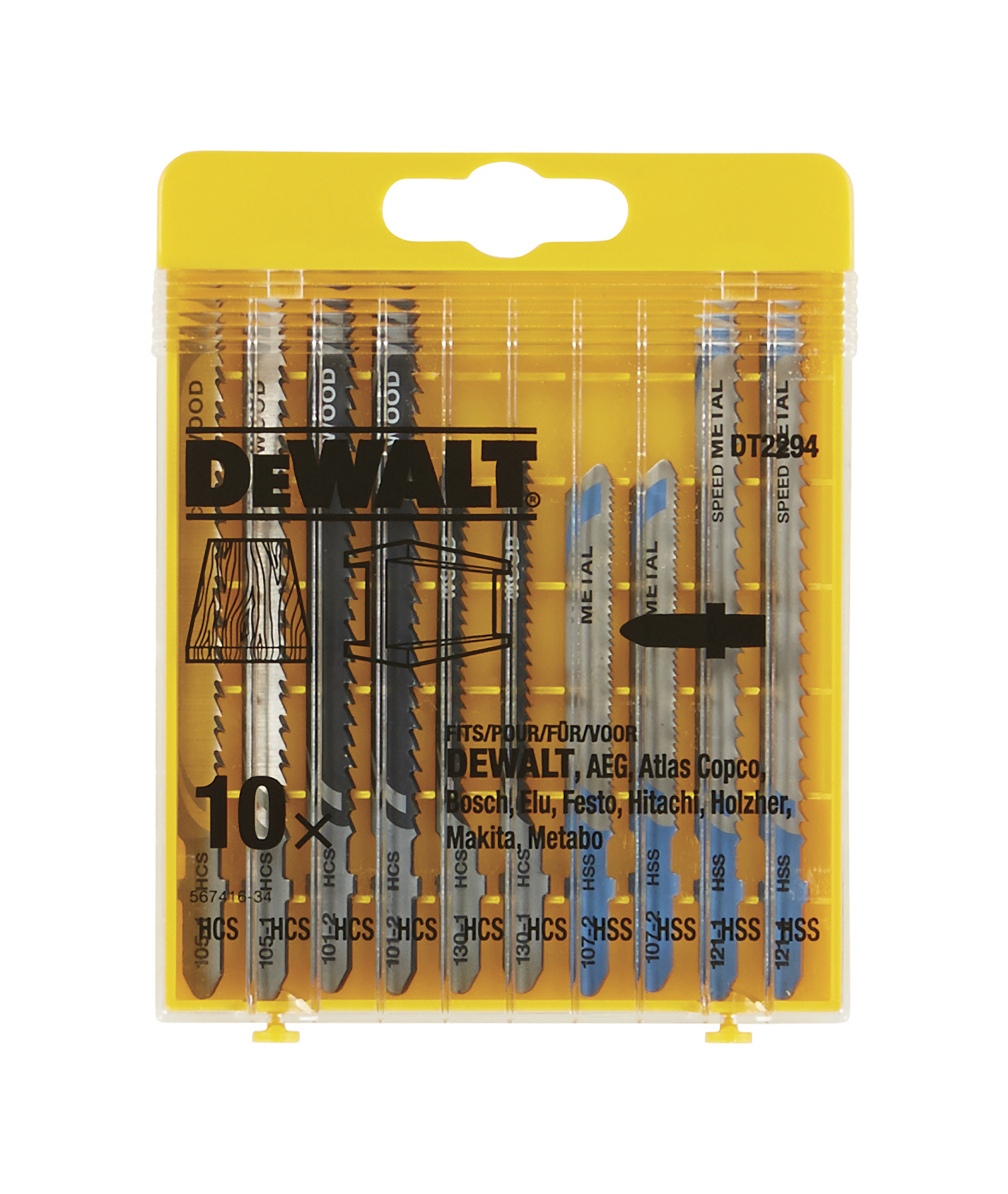 Sada pilových listů Dewalt DT2294 - MIX sada
