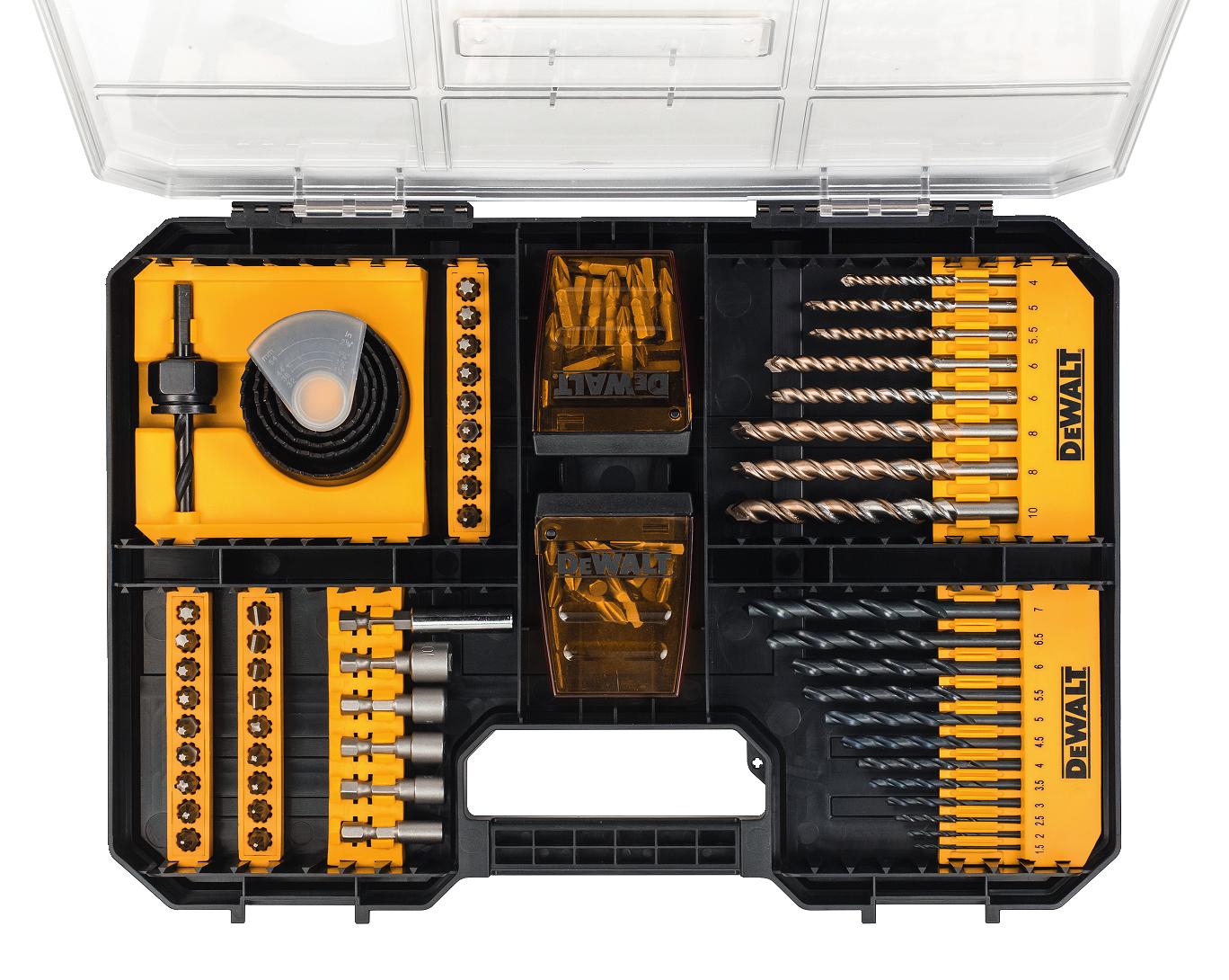 Sada 100 ks bitů a vrtáků  Dewalt DT71569