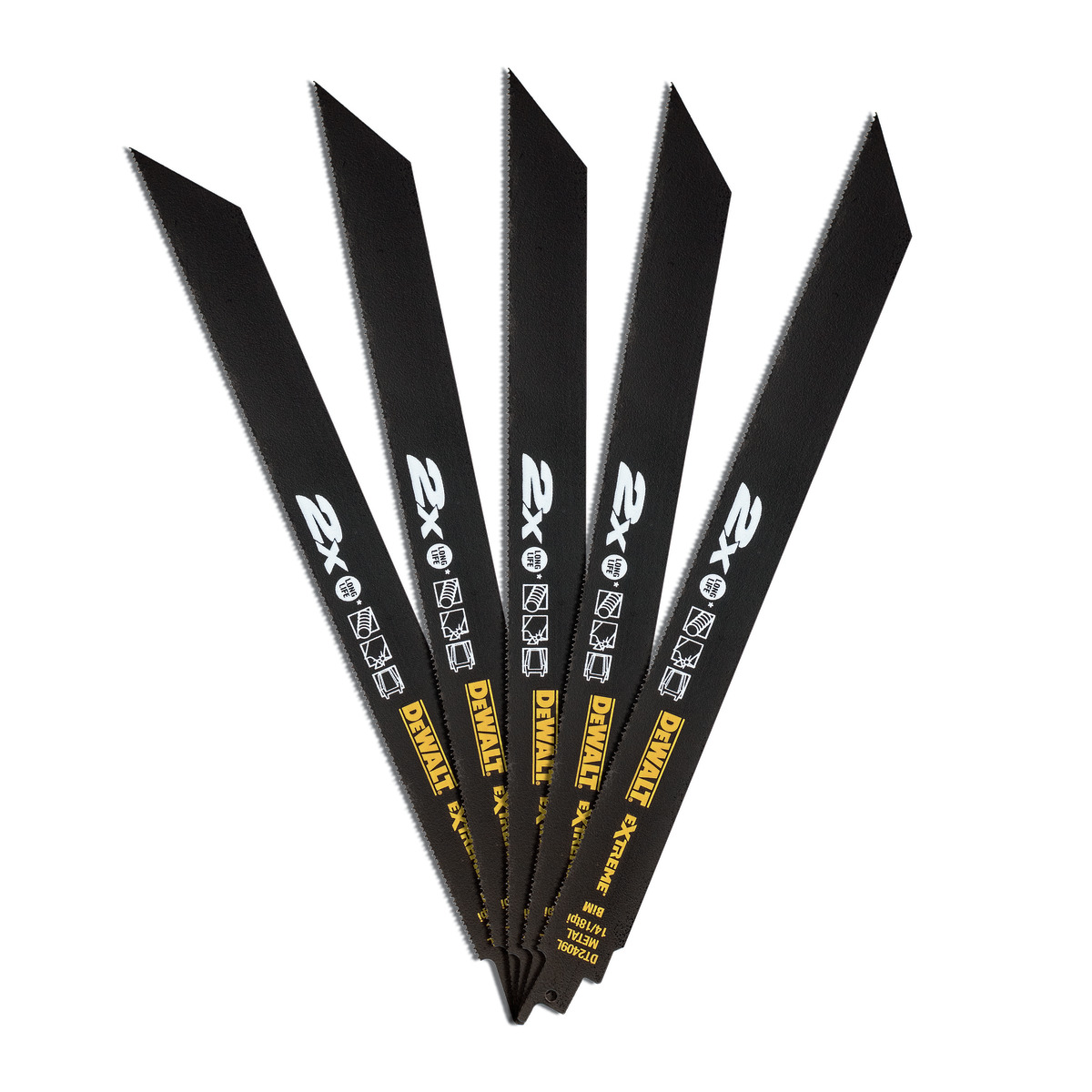 Sada pilových plátků na řezání kovu Dewalt DT2409 L