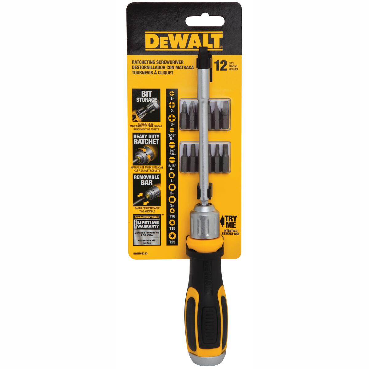 Ráčnový šroubovák Dewalt DWHT69233-0