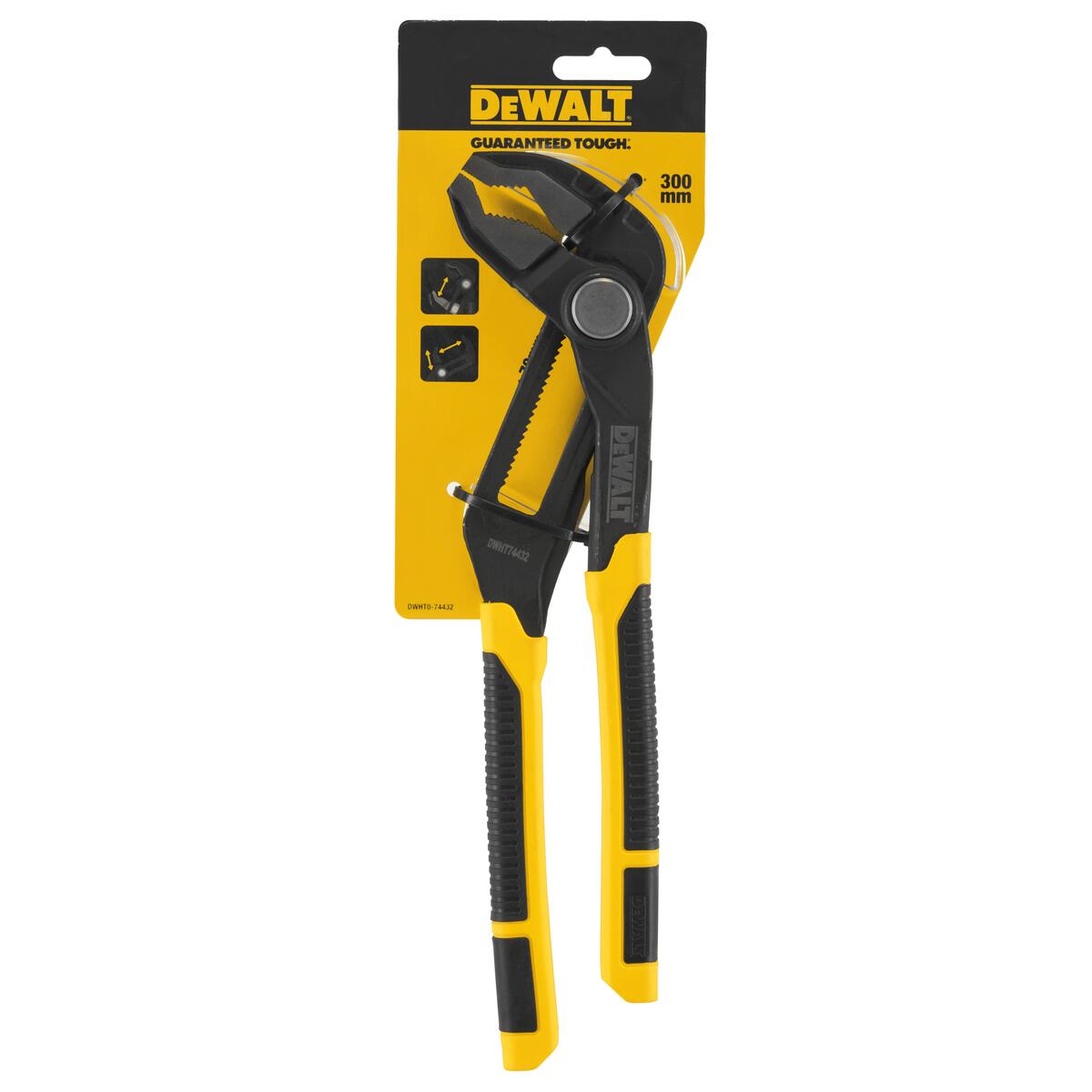 Siko kleště s tlačítkovou pojistkou 300 mm Dewalt DWHT0-74432