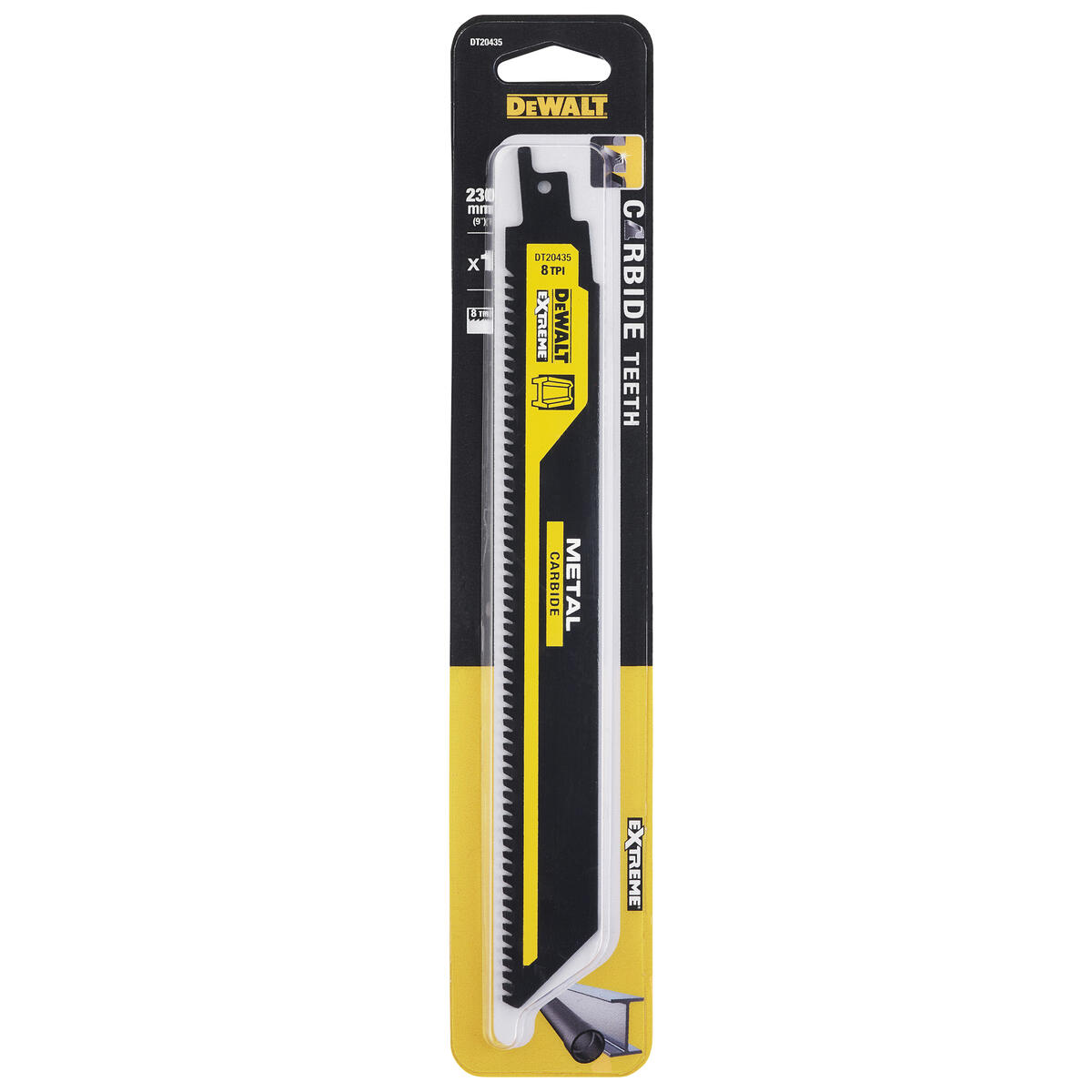 Karbidových pilový plátek na kov Dewalt DT20435