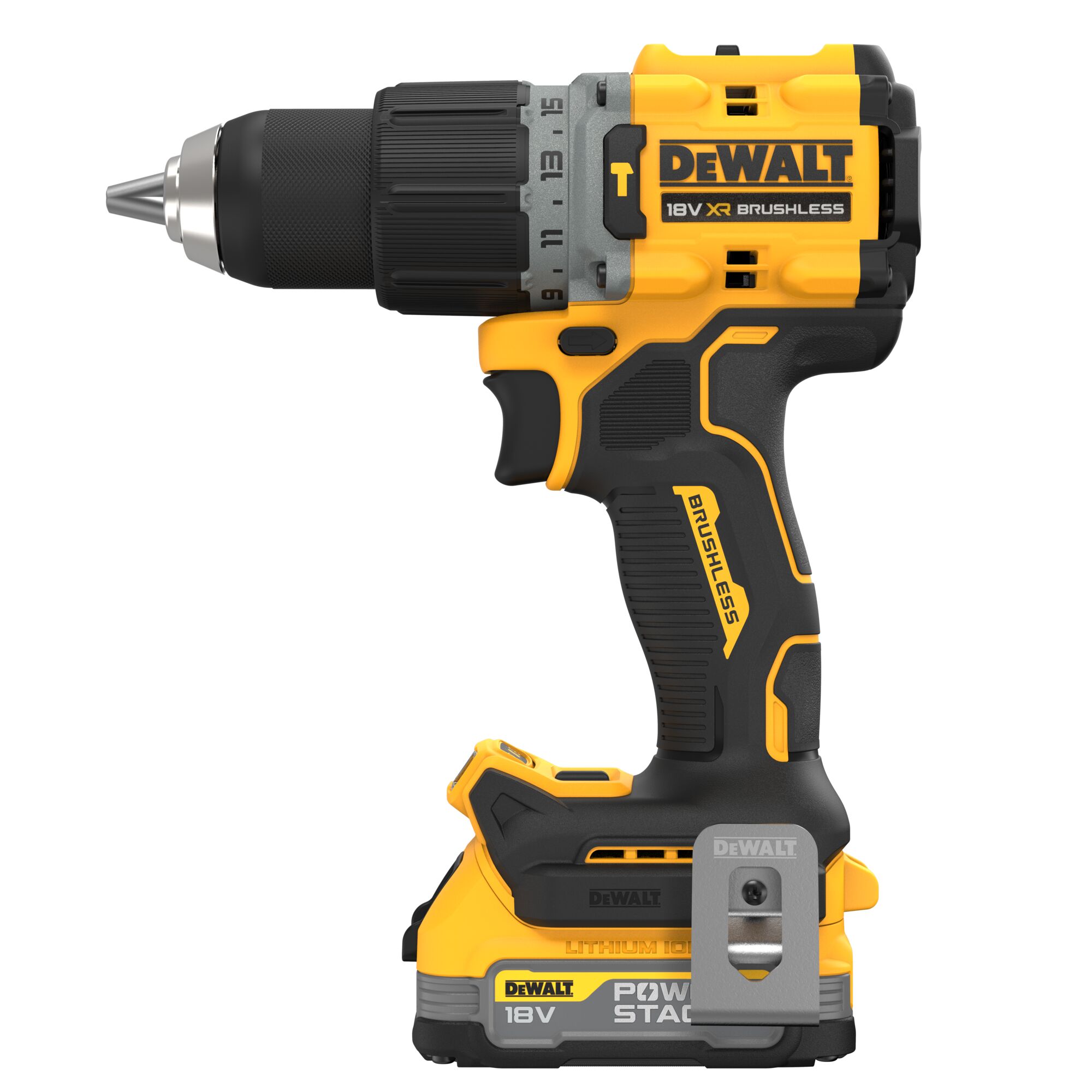 Bezuhlíková aku příklepová vrtačka DeWalt DCD805 E2T