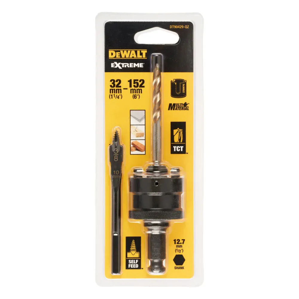 Upínací trn pro multimateriálové korunky 32-152 mm Dewalt DT90429