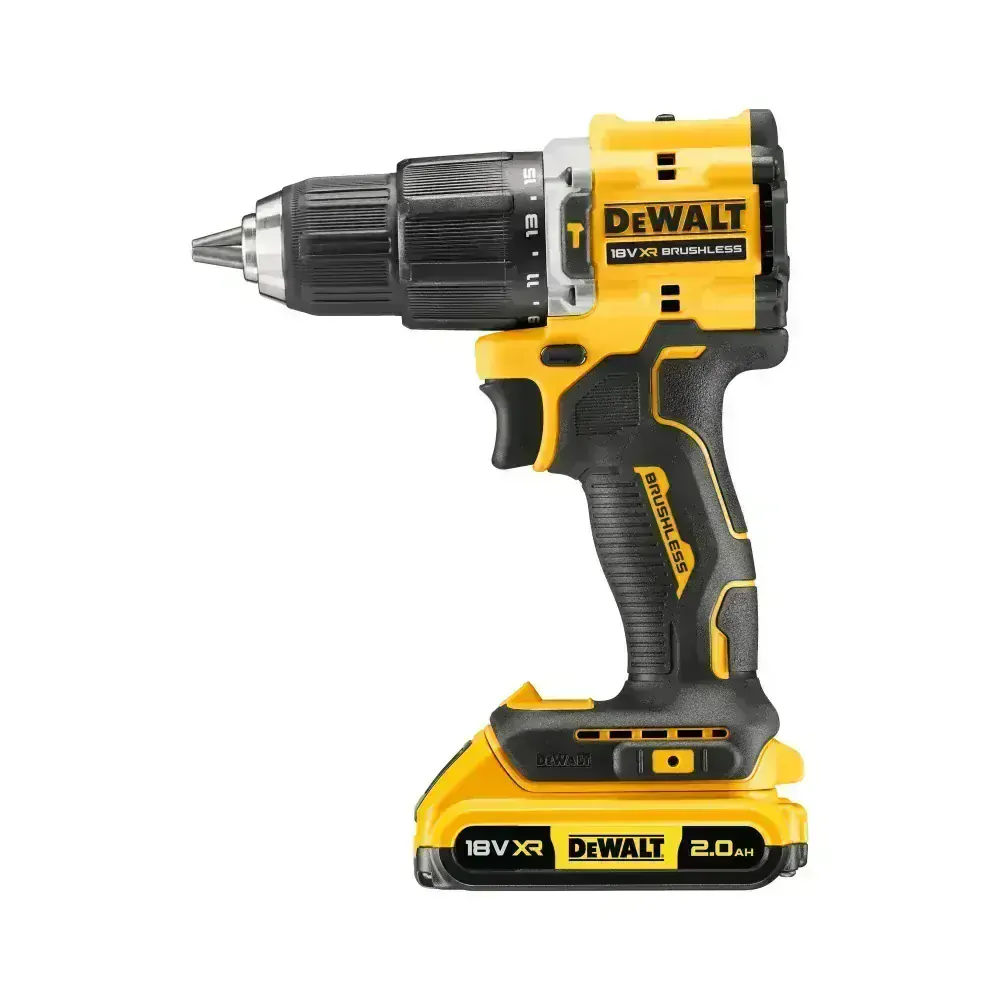 Bezuhlíková aku příklepová vrtačka DeWalt DCD100Y D2T