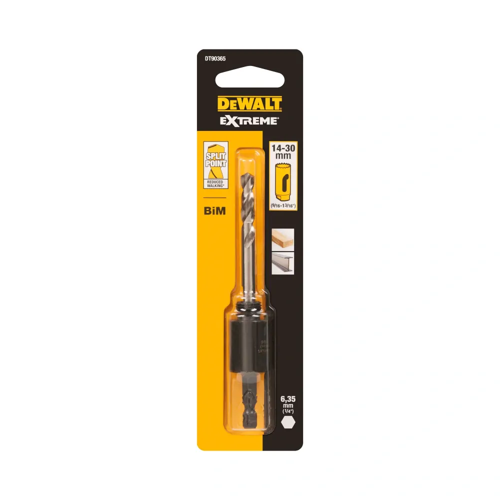Dewalt upínací trn a středový vrták 14-30 mm DT90365