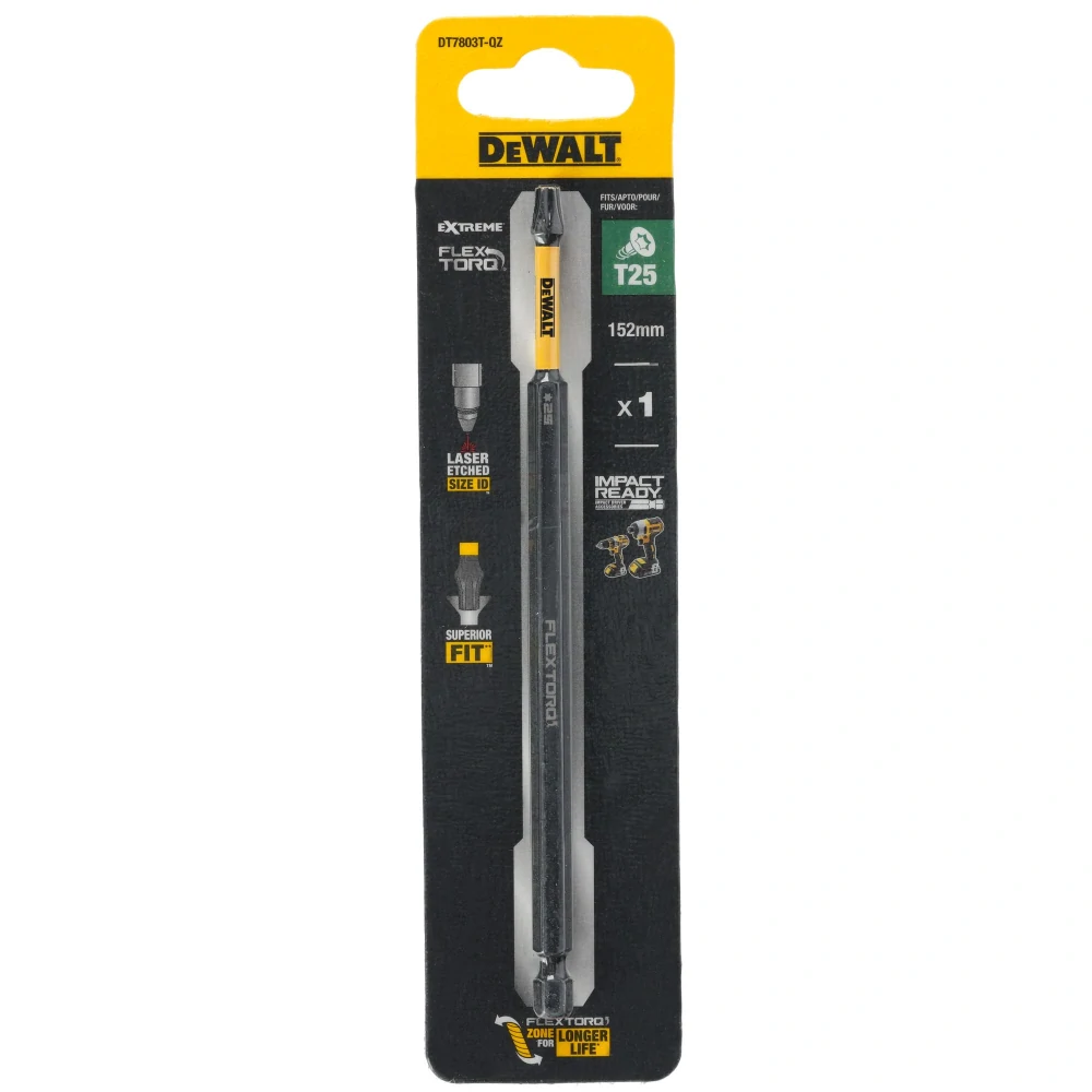 FLEXTORQ dlouhý bit T25x152 mm Dewalt DT7803 T