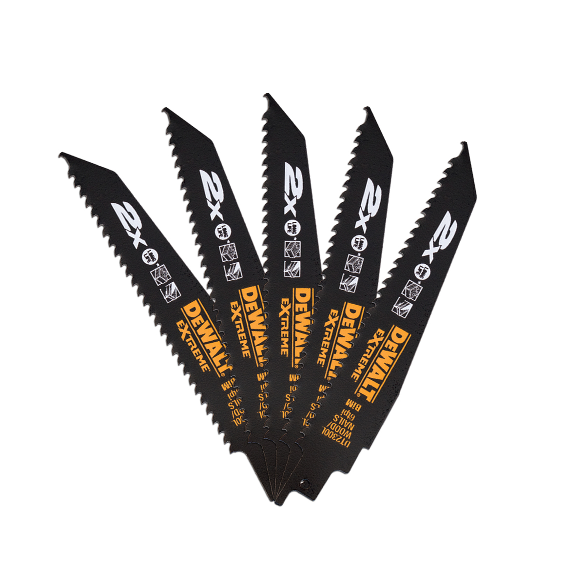 Sada demoličních  pilových plátků Dewalt DT2300 L