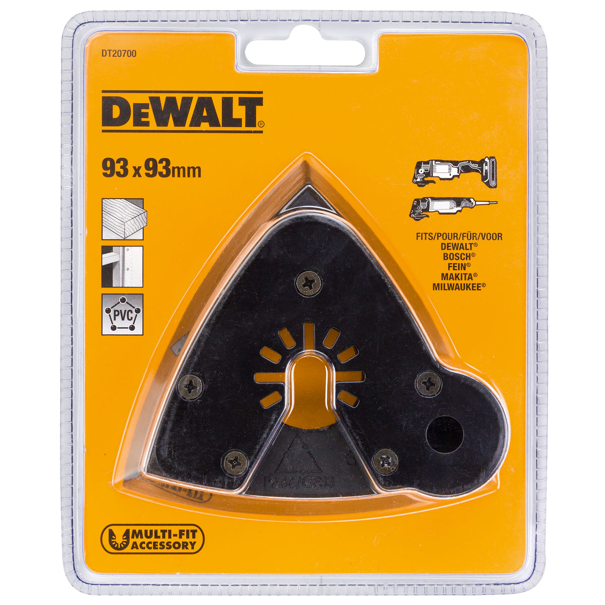 Brusná podložka pro oscilační brusku DeWalt DT20700