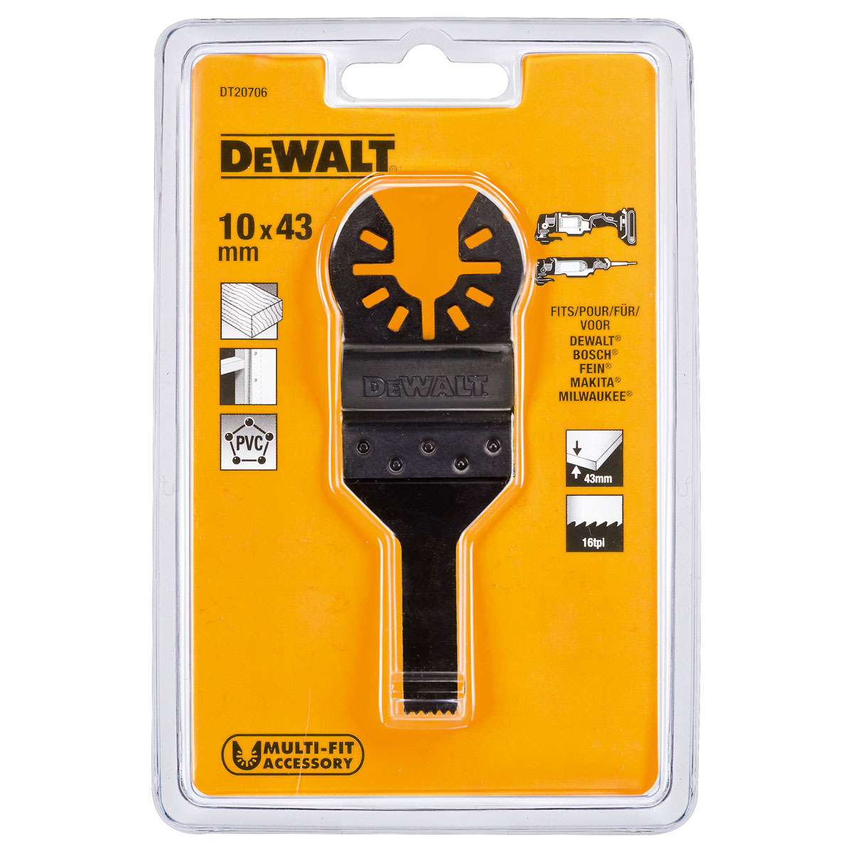 Pilový list na detaily  DeWalt DT20706