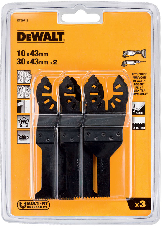 Sada listů pro různé materiály  DeWalt DT20713