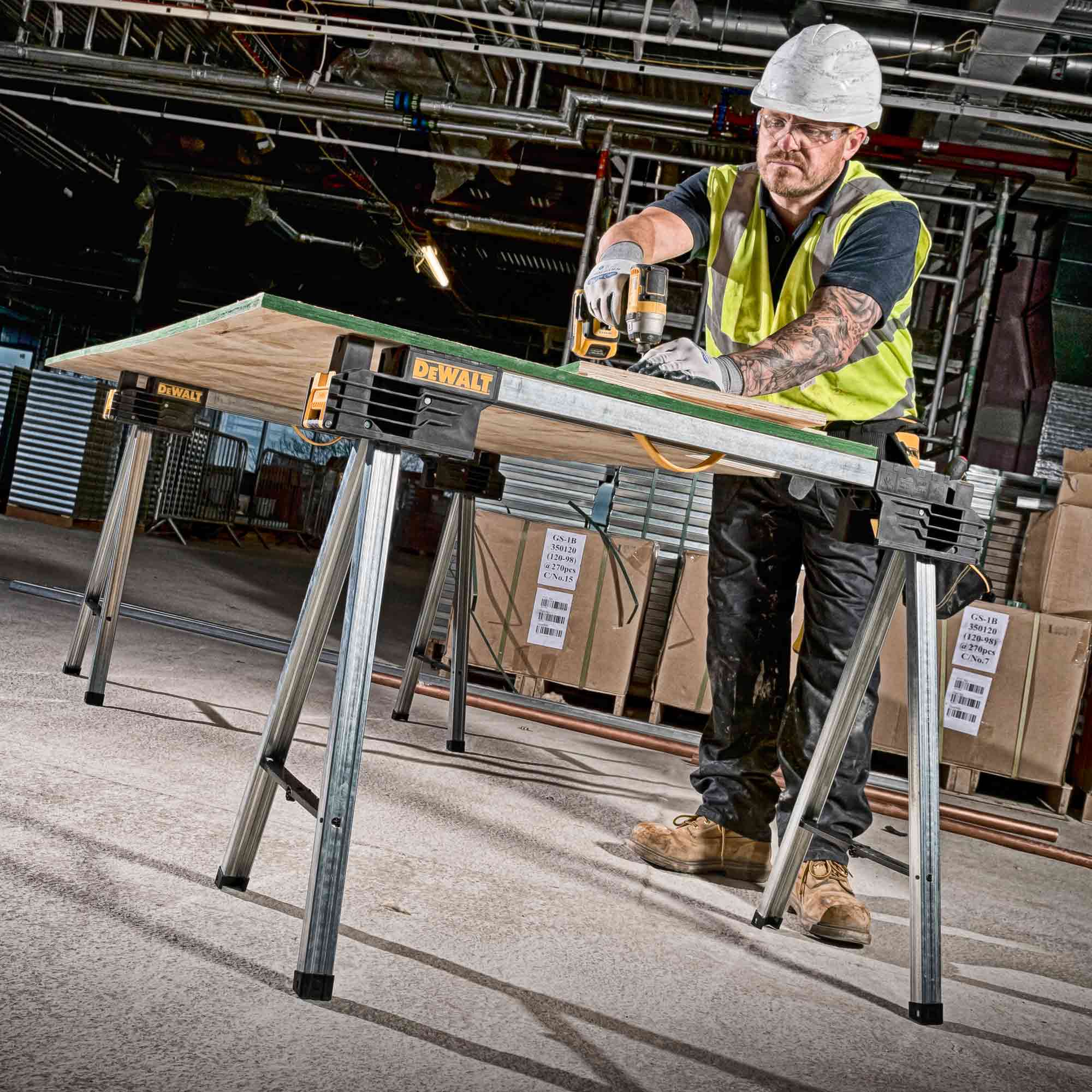 2x Kovový pracovní podstavec Dewalt DWST1-75676