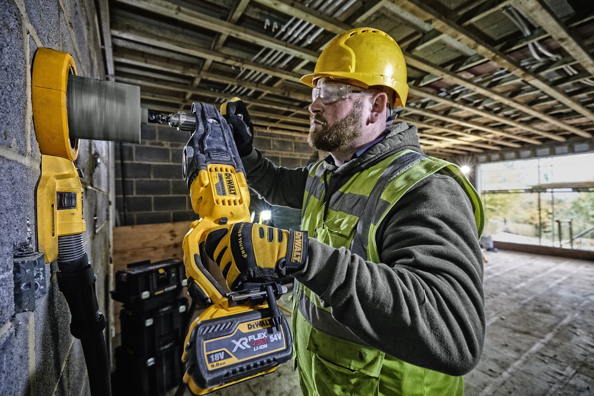 Pravouhlá vrtačka FLEXVOLT 54V Dewalt DCD470 N