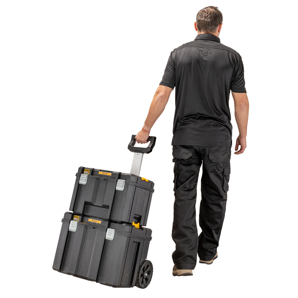 Dewalt pojízdný box TSTAK s kolečky a prodlouženou rukojetí DWST83347-1