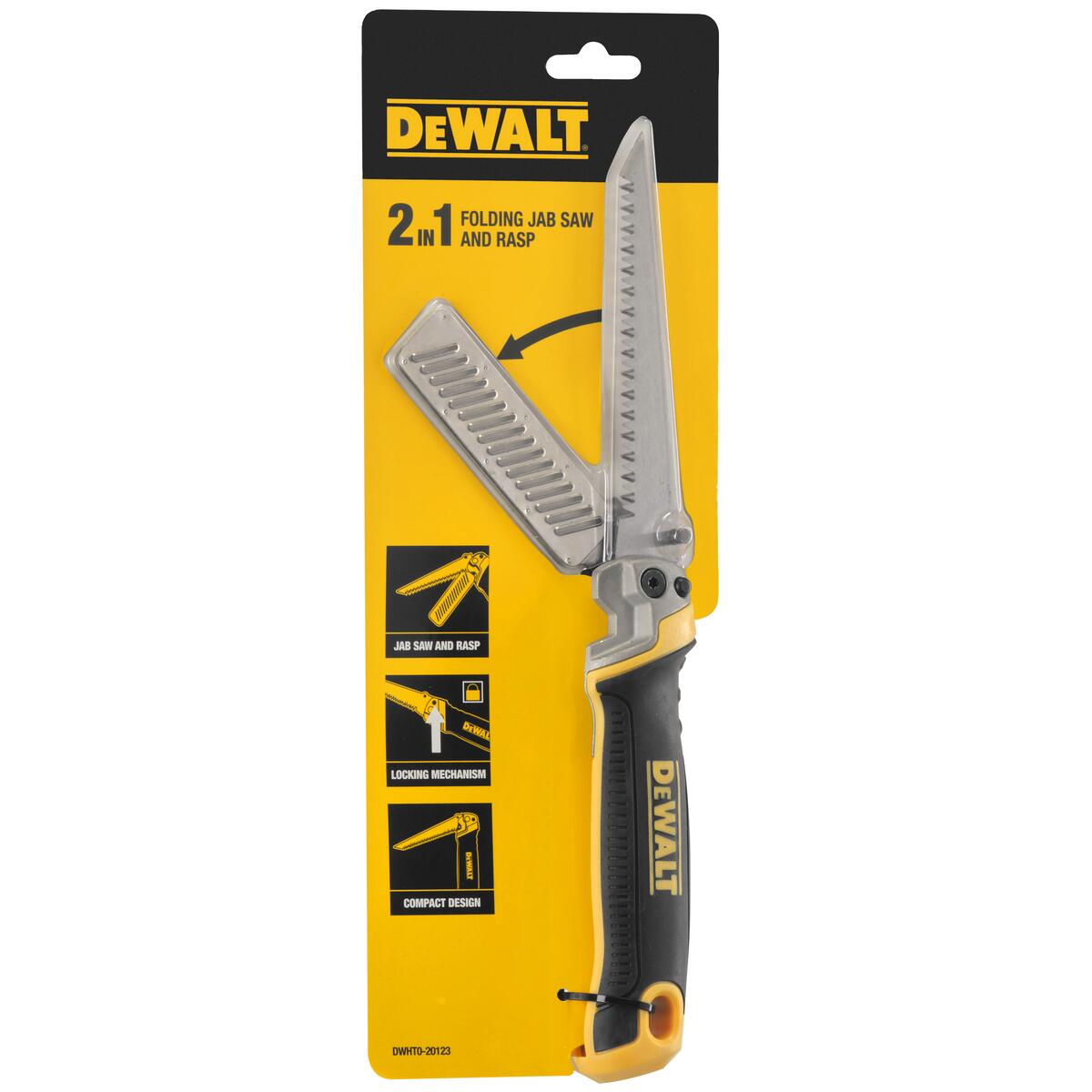 Sklápěcí pila s rašplí Dewalt DWHT0-20123