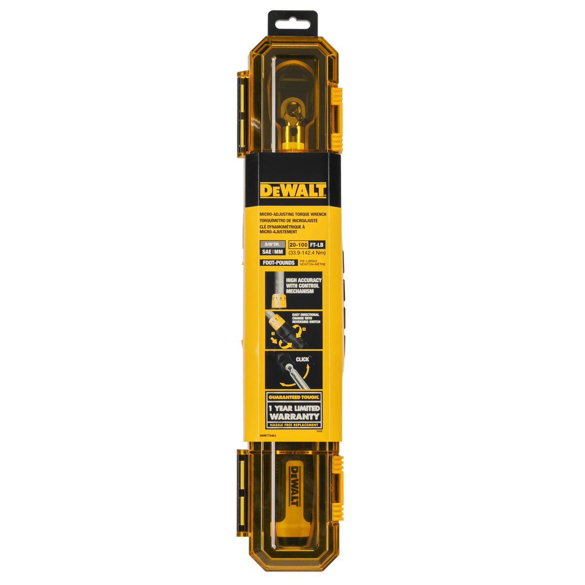 Momentový klíč 3/8" Dewalt DWMT75463-0