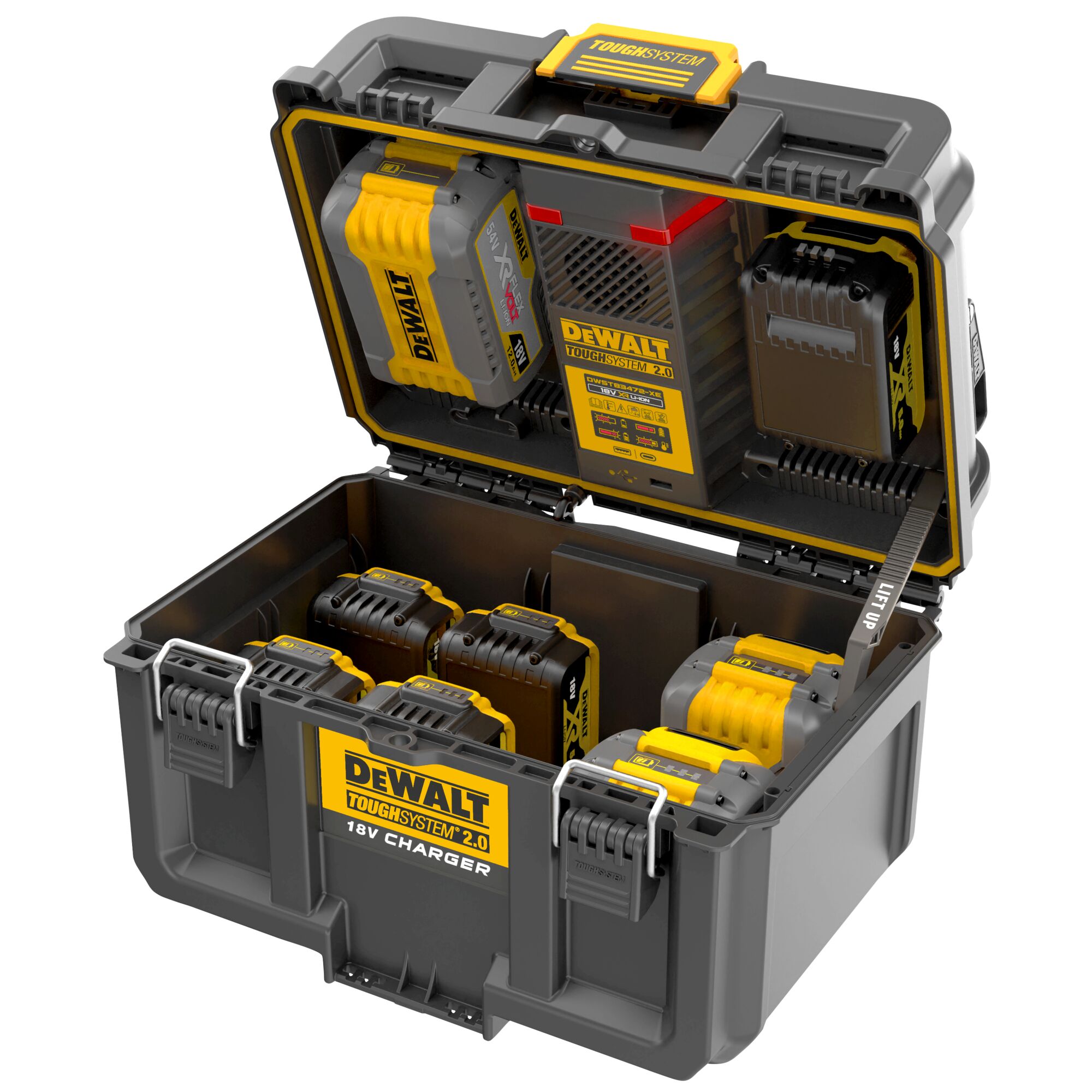 Dewalt TOUGH nabíječka v kufru DWST83471