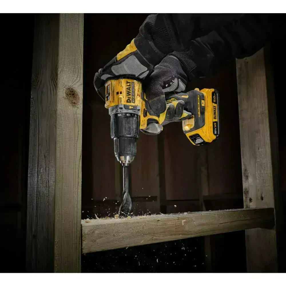 Bezuhlíková aku příklepová vrtačka DeWalt DCD100Y D2T