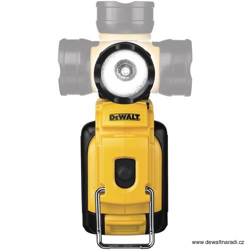 AKU otočná svítilna DeWALT DCL510 N - 10,8V Lion