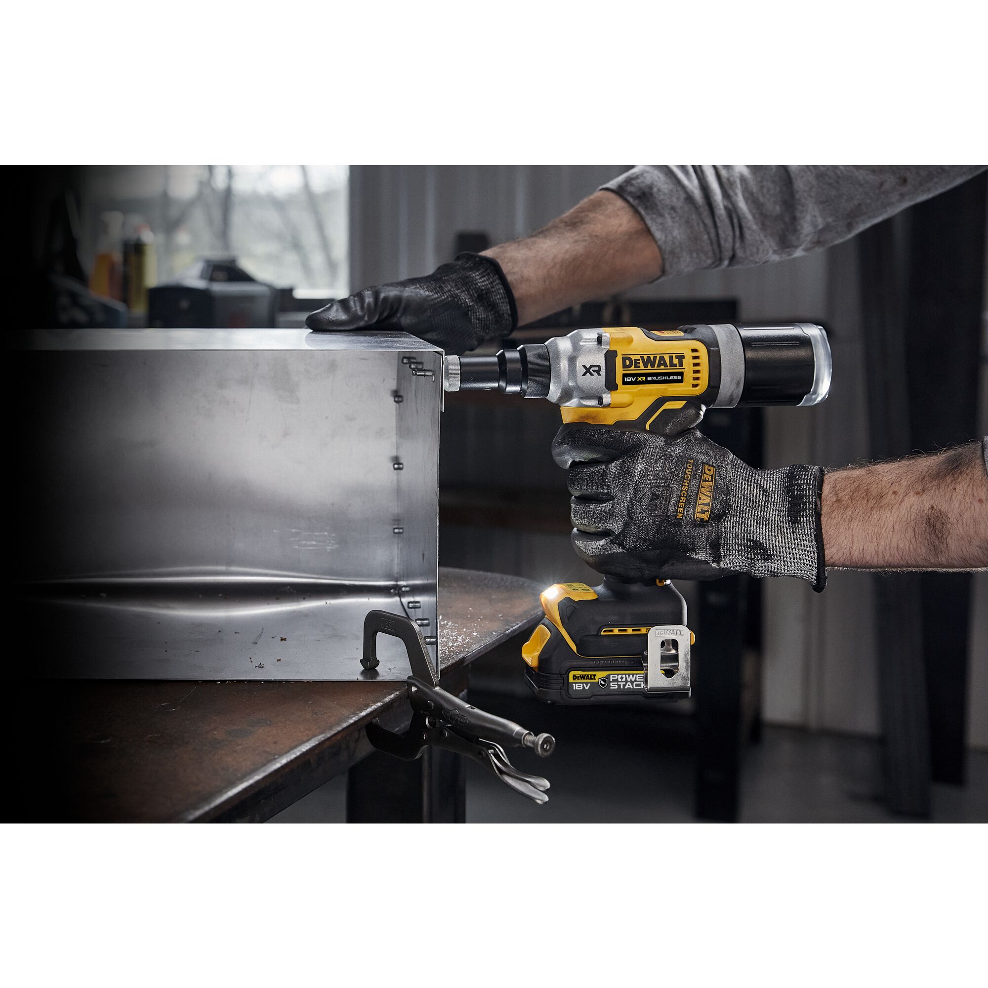 Set náhradních špiček DCFA4142 pro nýtovací kleště Dewalt DCF414
