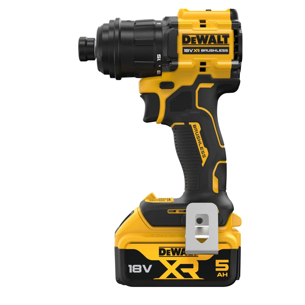 Bezuhlíková aku vrtačka s více hlavami DeWalt DCD803 NT
