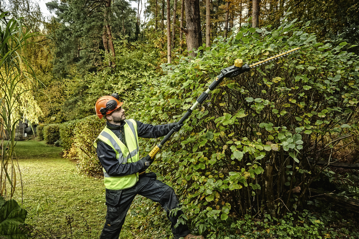 Aku plotostřih s dlouhou rukojetí Dewalt DCMPH566 P1