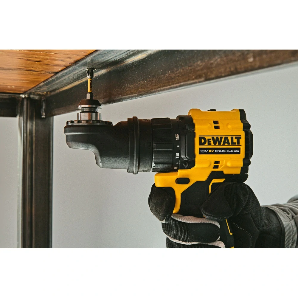 Bezuhlíková aku vrtačka s více hlavami DeWalt DCD803 NT