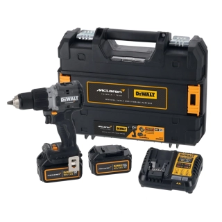 Limitovaná edice aku příklepová vrtačka Mclaren/DeWalt DCD85 MP2T