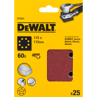 DeWalt brusný papír pro vibrační brusky DT3031