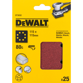 DeWalt brusný papír pro vibrační brusky DT3032